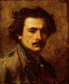 托馬斯 庫圖爾 Thomas Couture, self-portrait 托馬斯 庫圖爾 Thomas Couture, self-portrait